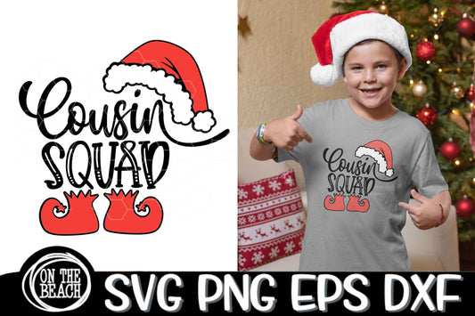 Cousin Squad SVG PNG EPS DXF Cutting Sublimation