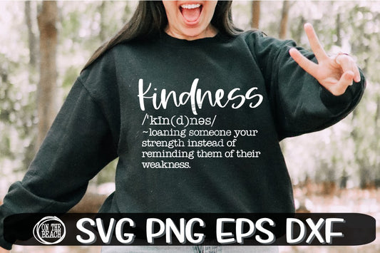 Kindness SVG - Loaning Someone Your Strength-SVG PNG EPS DXF