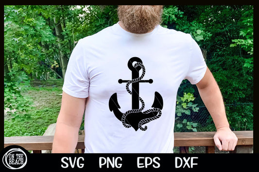 Anchor SVG Male Shirt Vacation SVG Cutting Sublimation