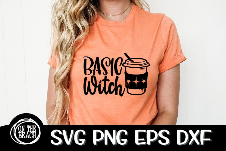Witch SVG - BASIC WITCH - SVG PNG EPS DXF