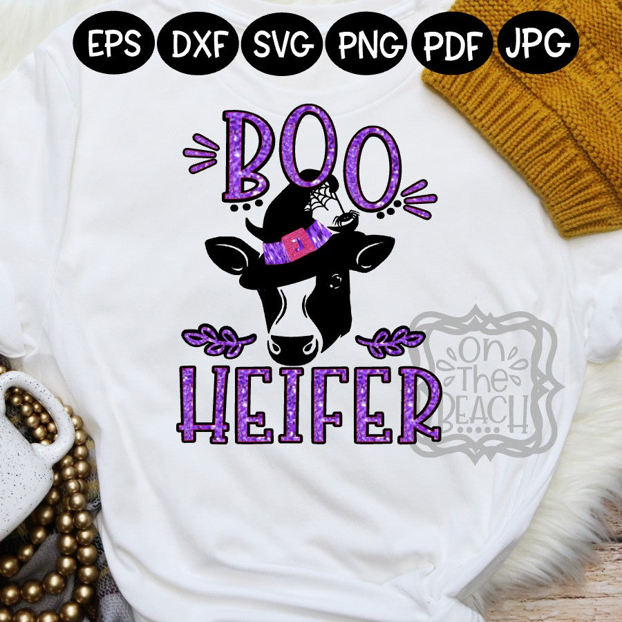 Halloween SVG , Boo Heifer , Boo Heifer svg, Heifer svg