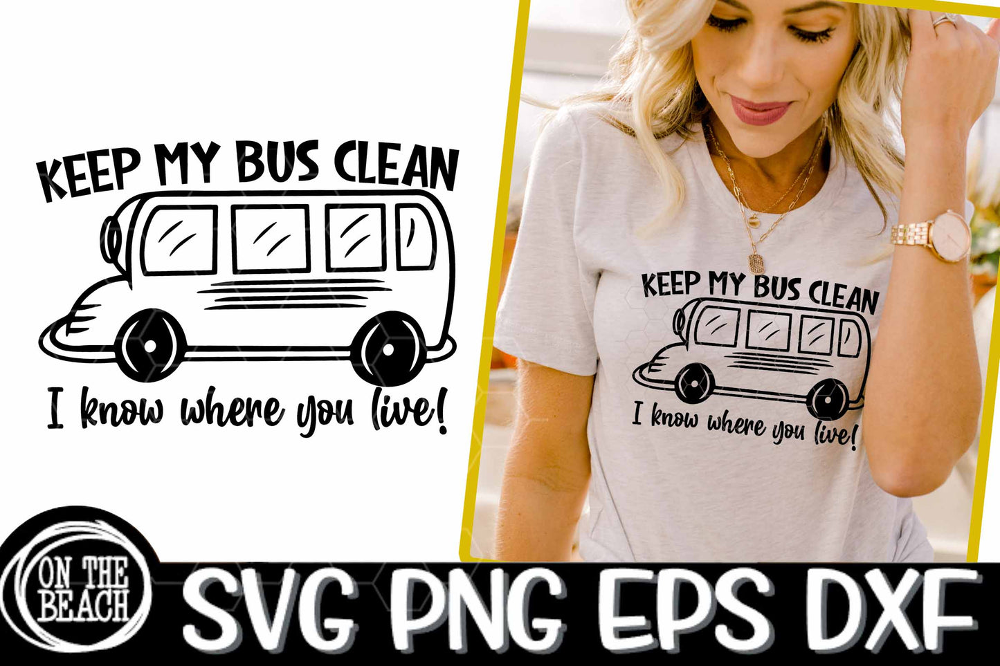 Bus Driver Bundle - 23 Designs - SVG PNG EPS DXF