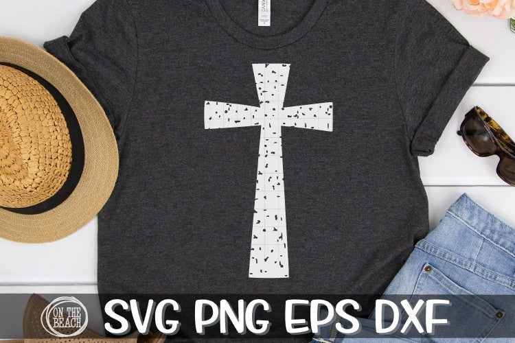 Cross - Grunge   - SVG DXF SVG EPS