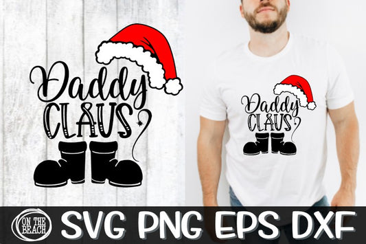 Daddy Claus - SVG PNG EPS DXF