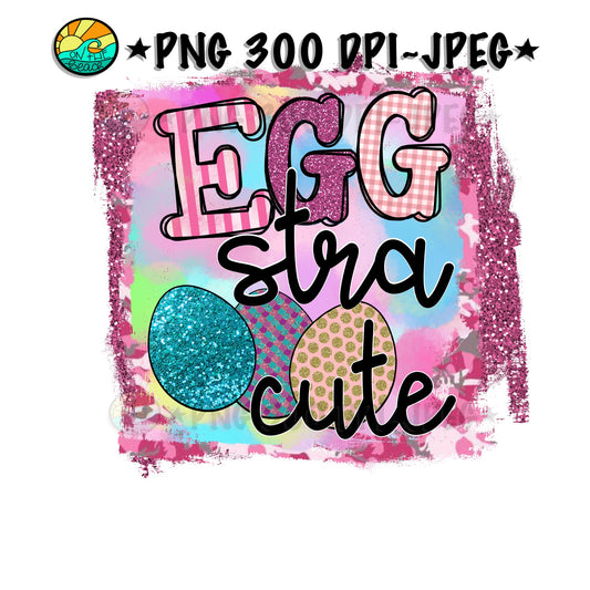EGG stra cute - Easter - PNG for Sublimation