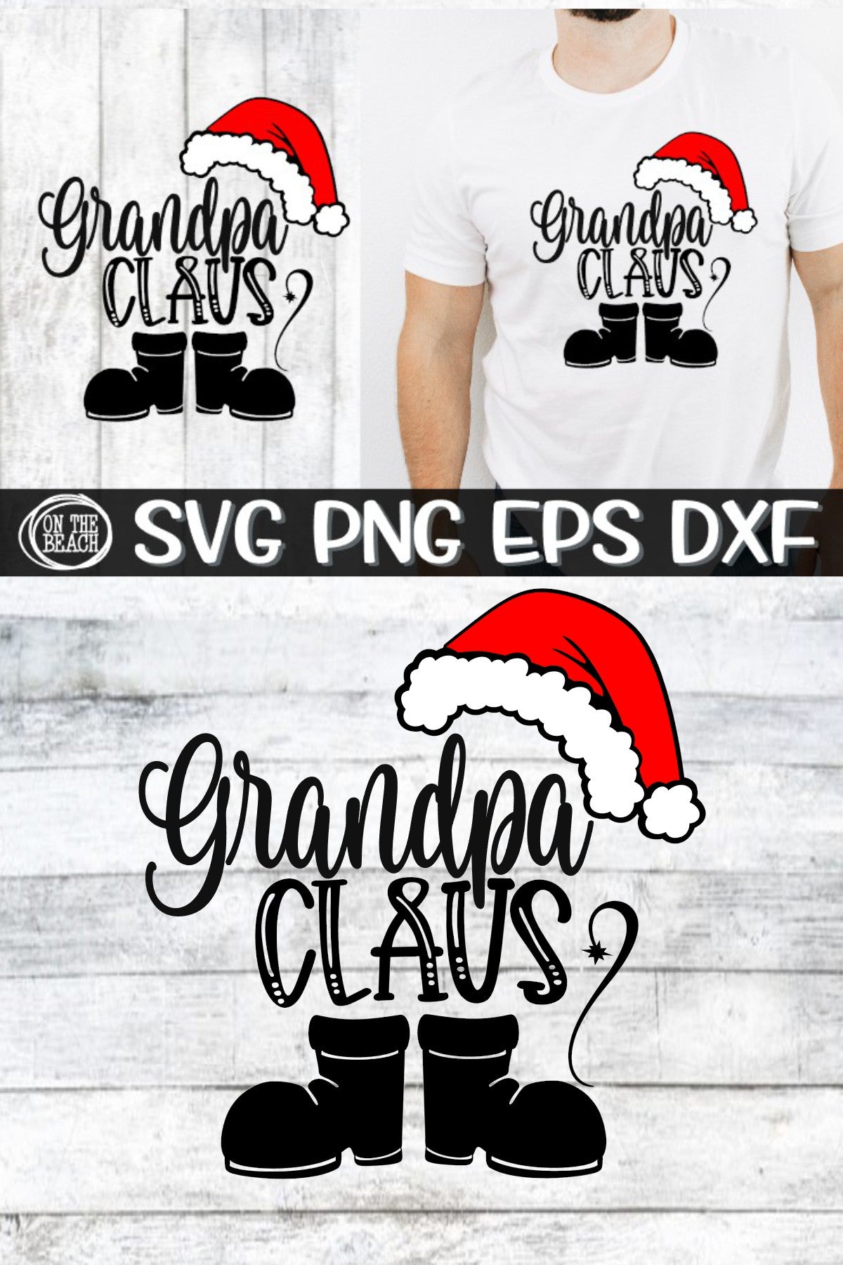 Grandpa Claus - SVG PNG EPS DXF