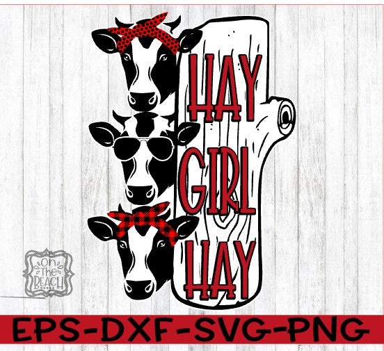 Hay Girl Hay SVG