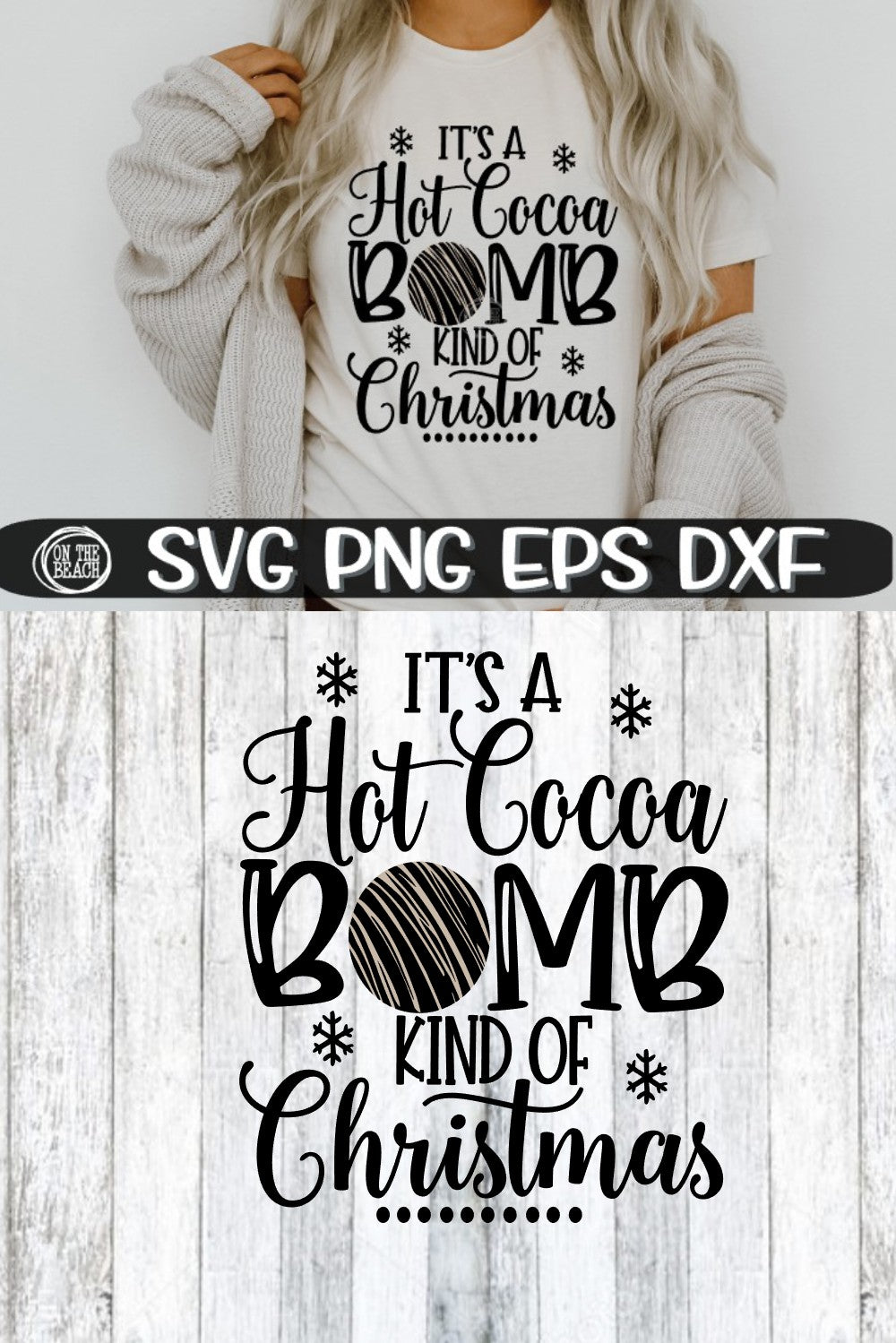 It's A Hot Cocoa Bomb Kind Of Christmas- SVG PNG EPS DXF
