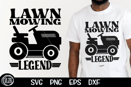 Lawn Mowing Legend SVG Riding Mower SVG Cutting Sublimation
