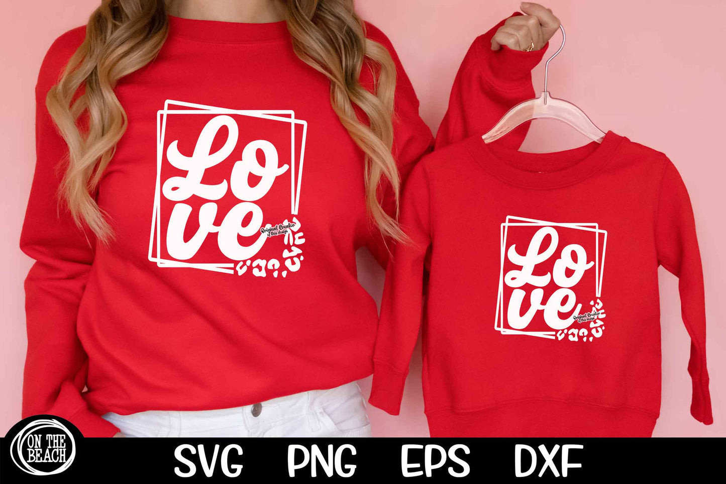 Love Leopard Framed SVG PNG EPS DXF Cutting Sublimation