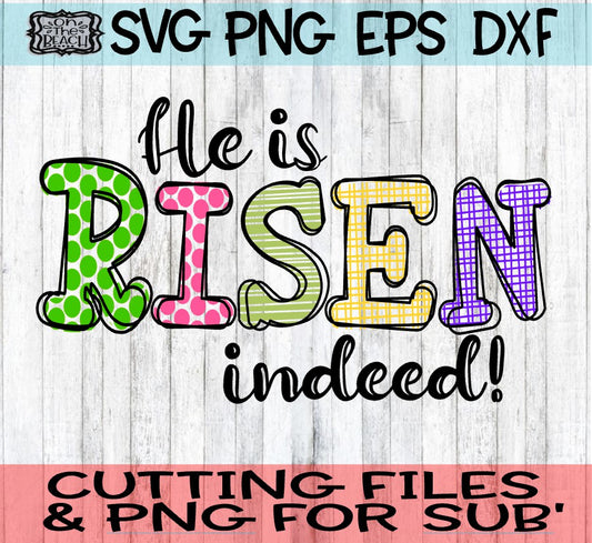 He Is Risen - SVG - Easter