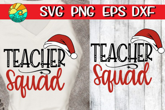 Teacher Squad - SVG PNG EPS DXF