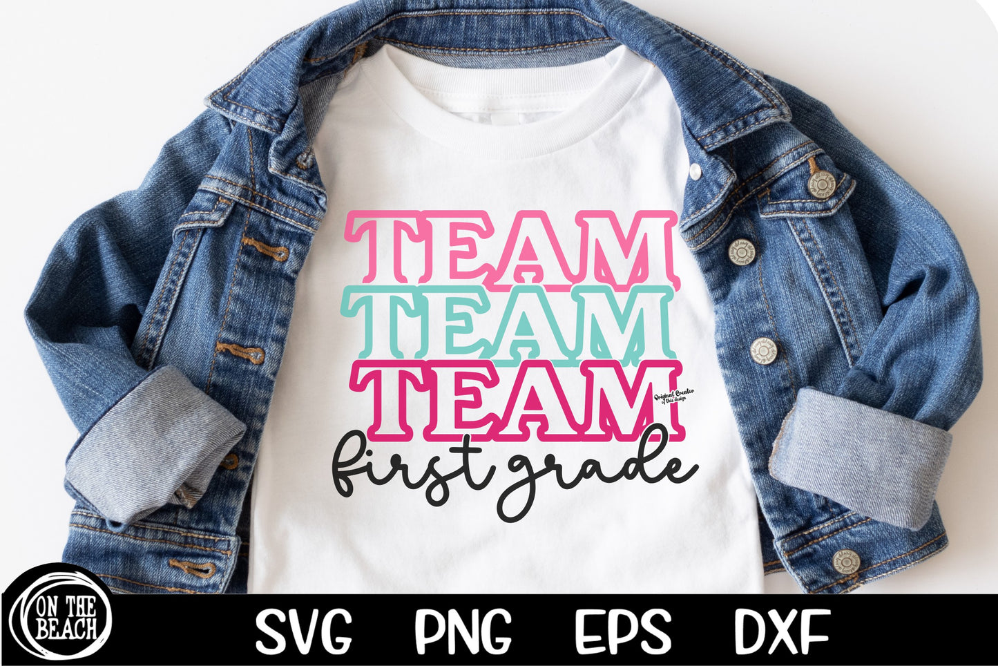 Team First Grade SVG Back To School Svg Cutting Png Teacher