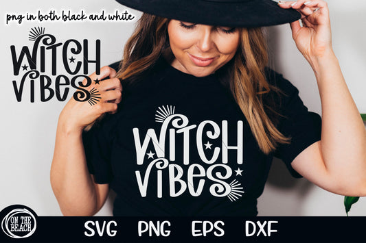 Witch Vibes SVG PNG Cutting Sublimation