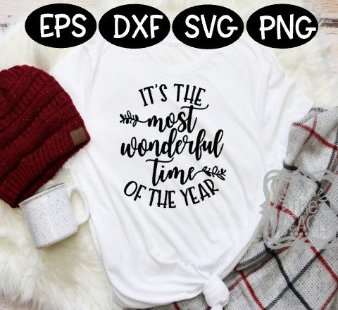 It's the Most Wonderful Time of the Year SVG - Christmas SVG