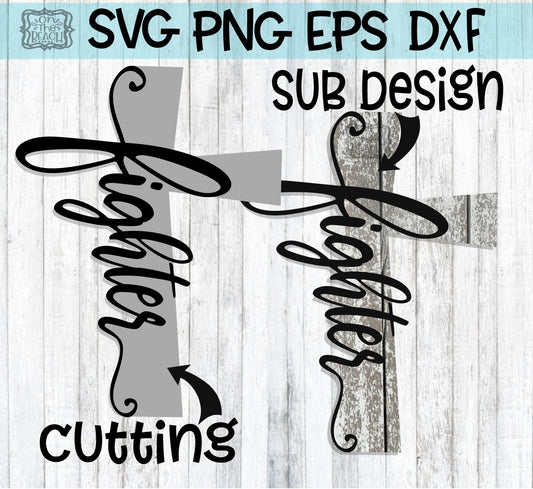 FIGHTER Cross SVG PNG DXF EPS