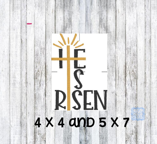 He Is Risen 4 x 4, 5 x 7