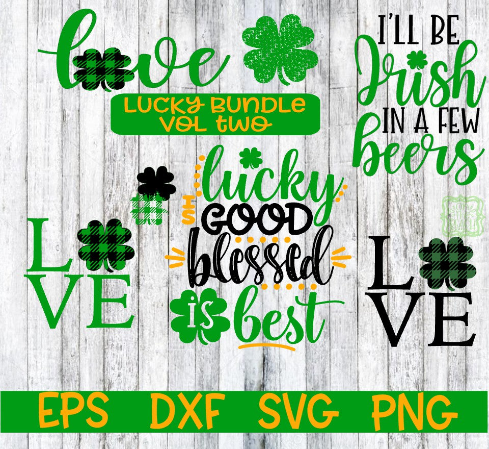 St. Patrick's Day Bundle SVG - Six designs